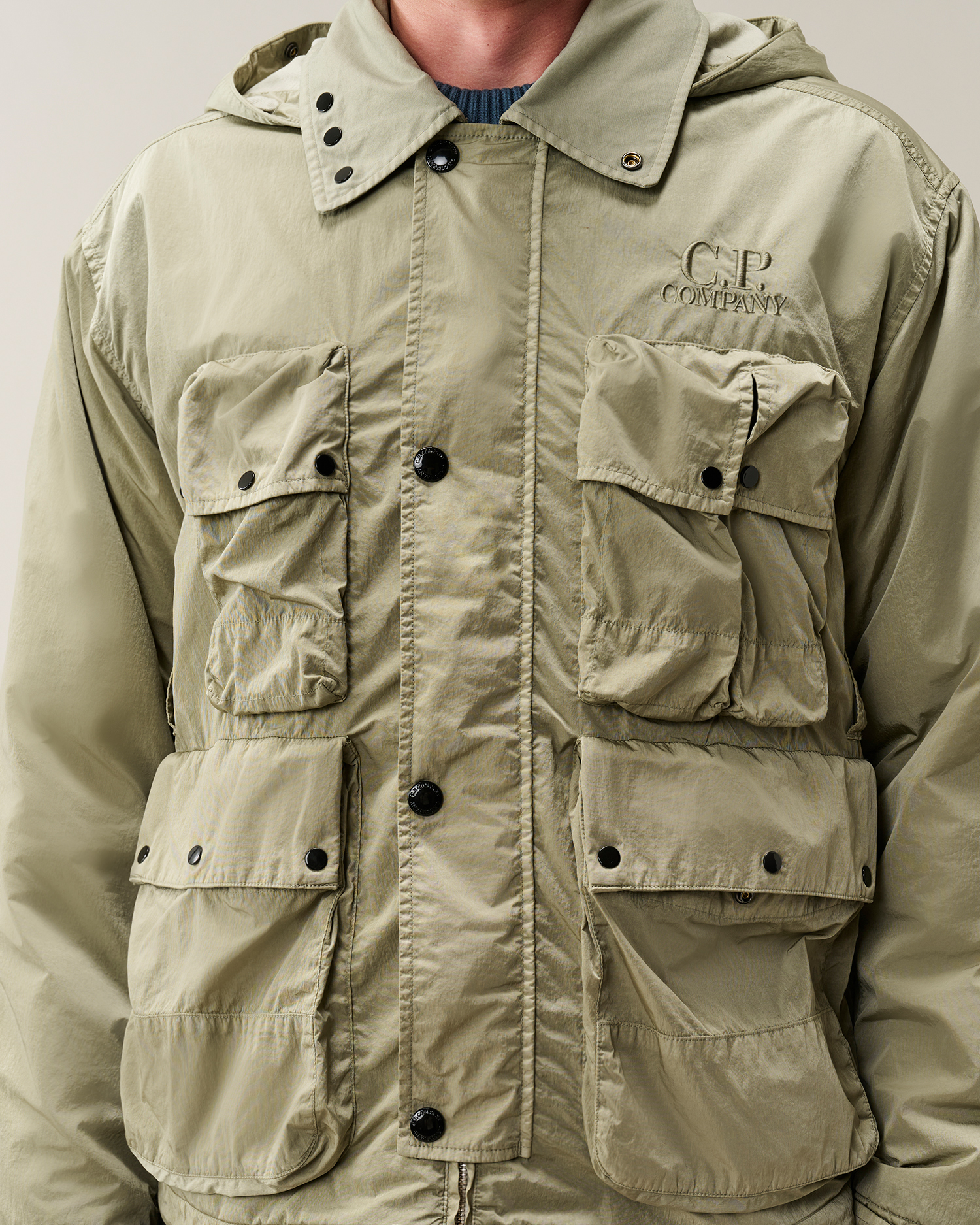Beige Heavy Chrome-R Goggle Jacket | CPC USCA Online Store