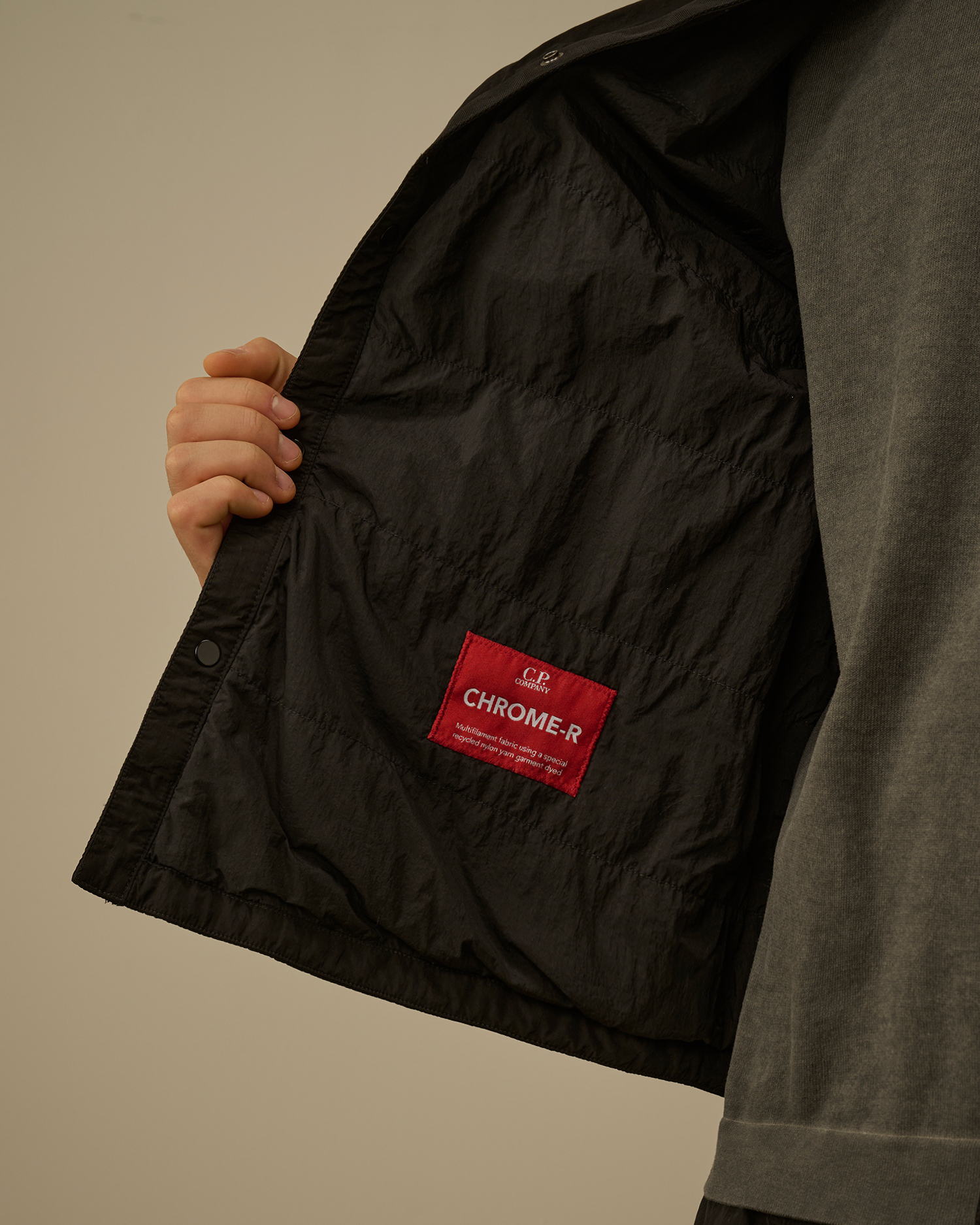 Black Chrome-R Padded Lens Overshirt | CPC USCA Online Store