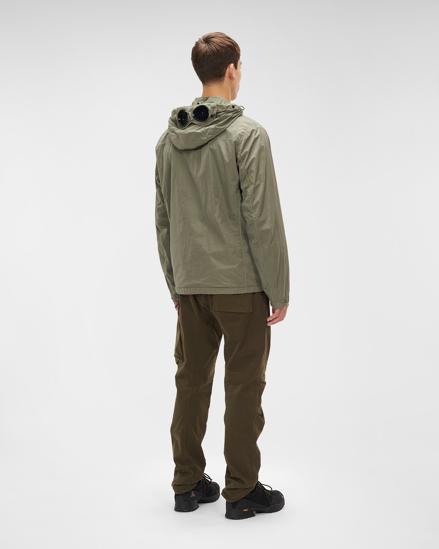 cp company goggle full zip overshirt