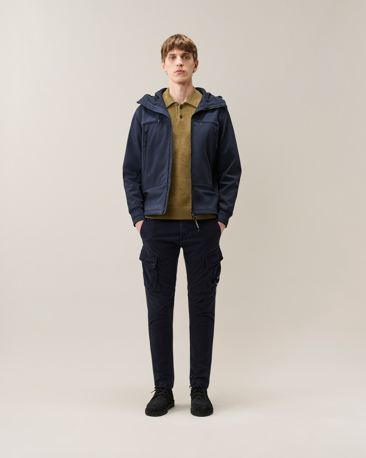 Blue C.P. Shell-R Goggle Jacket | CPC USCA Online Store