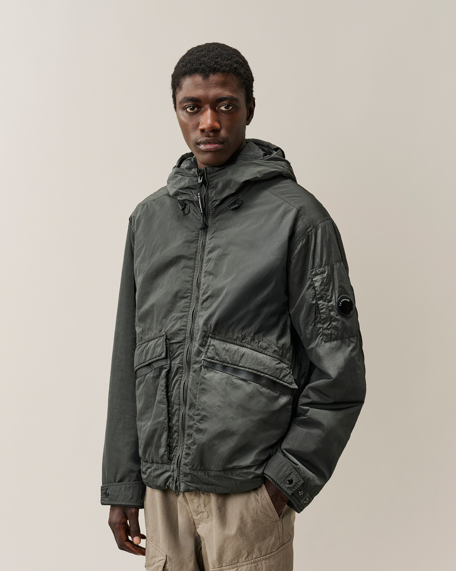 Grey Heavy Chrome-R Padded Goggle Jacket | CPC JP Online Store