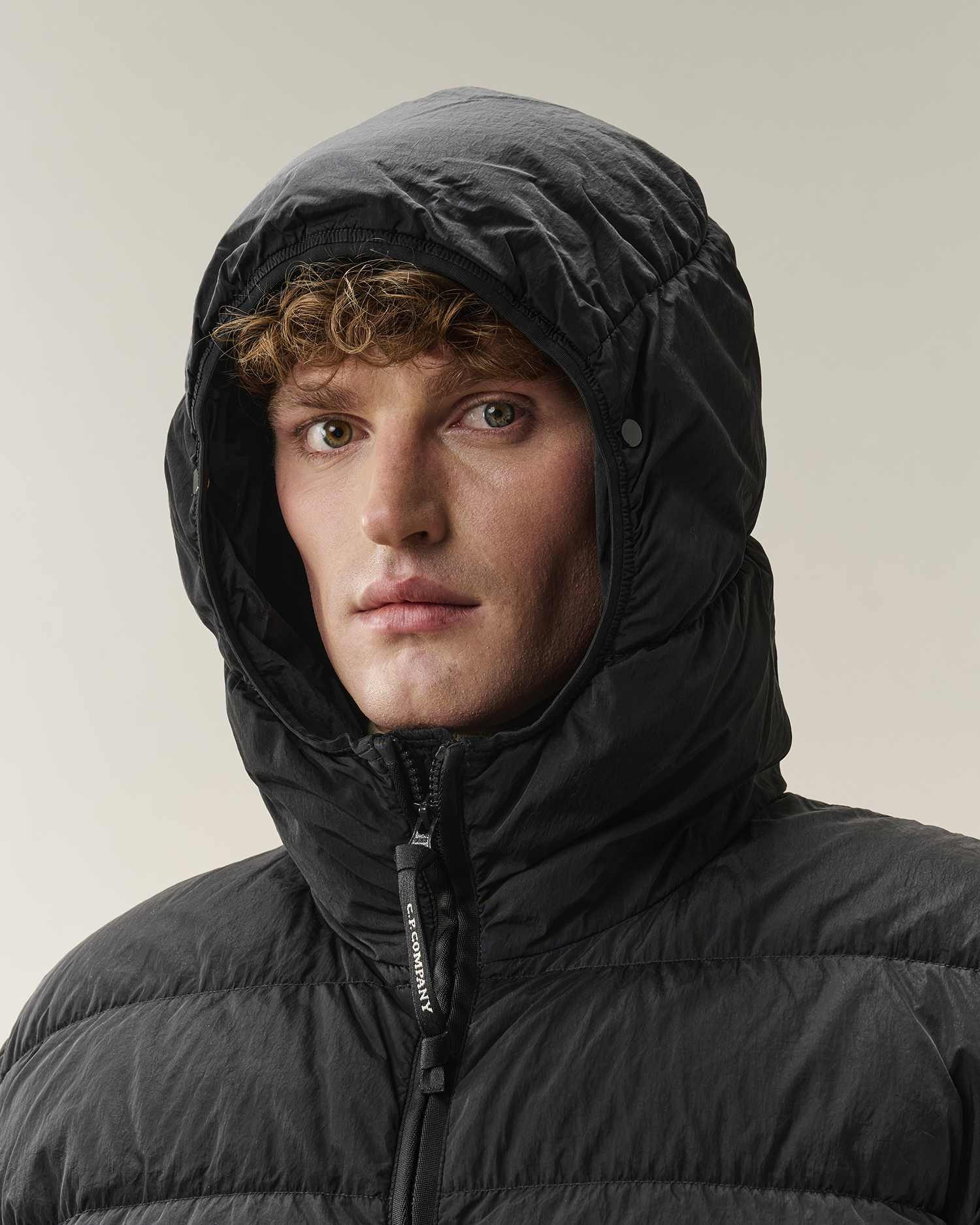 Black Chrome-R Goggle Down Jacket | CPC KR Online Store