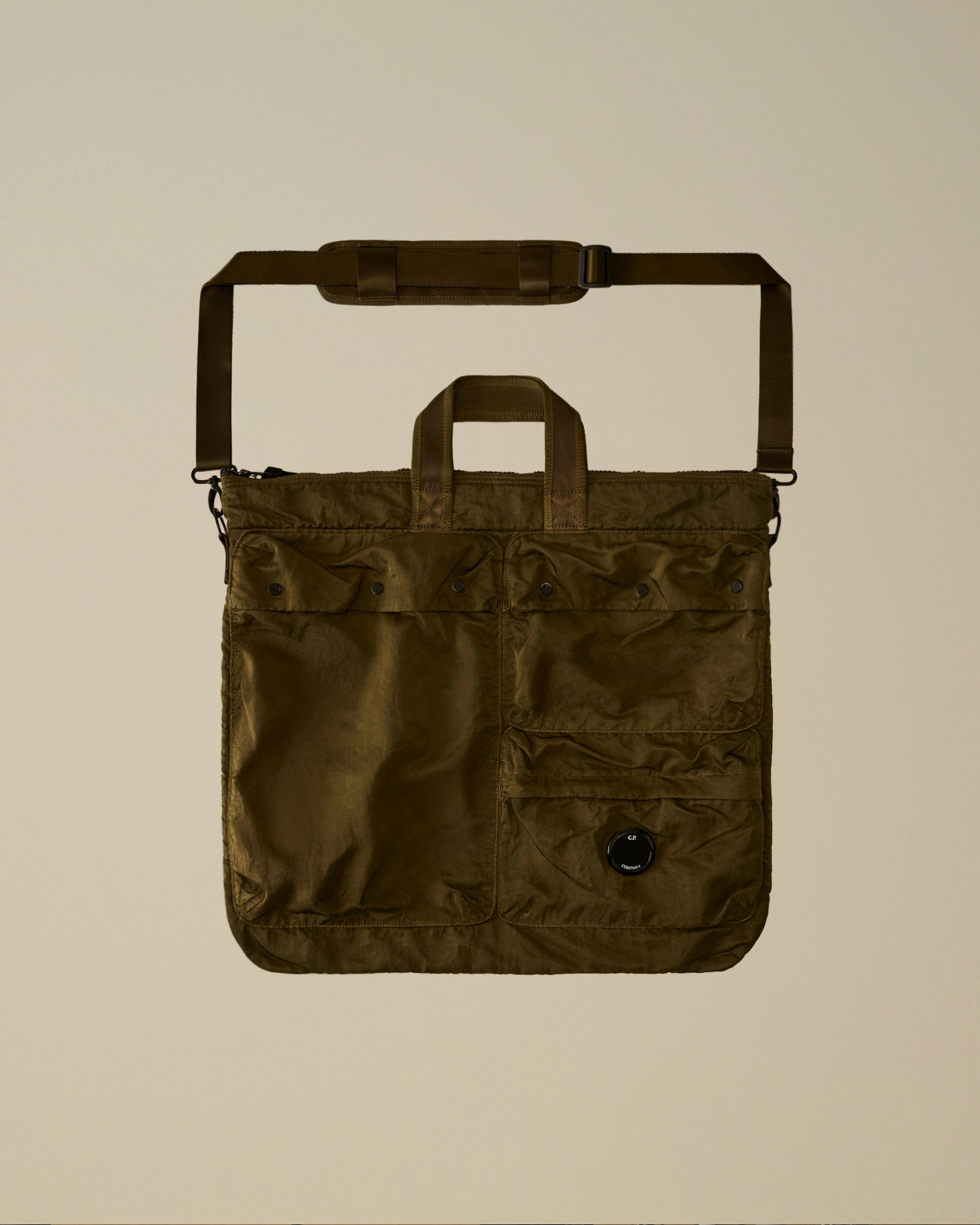 Green Nylon B Tote Bag | CPC IT Online Store