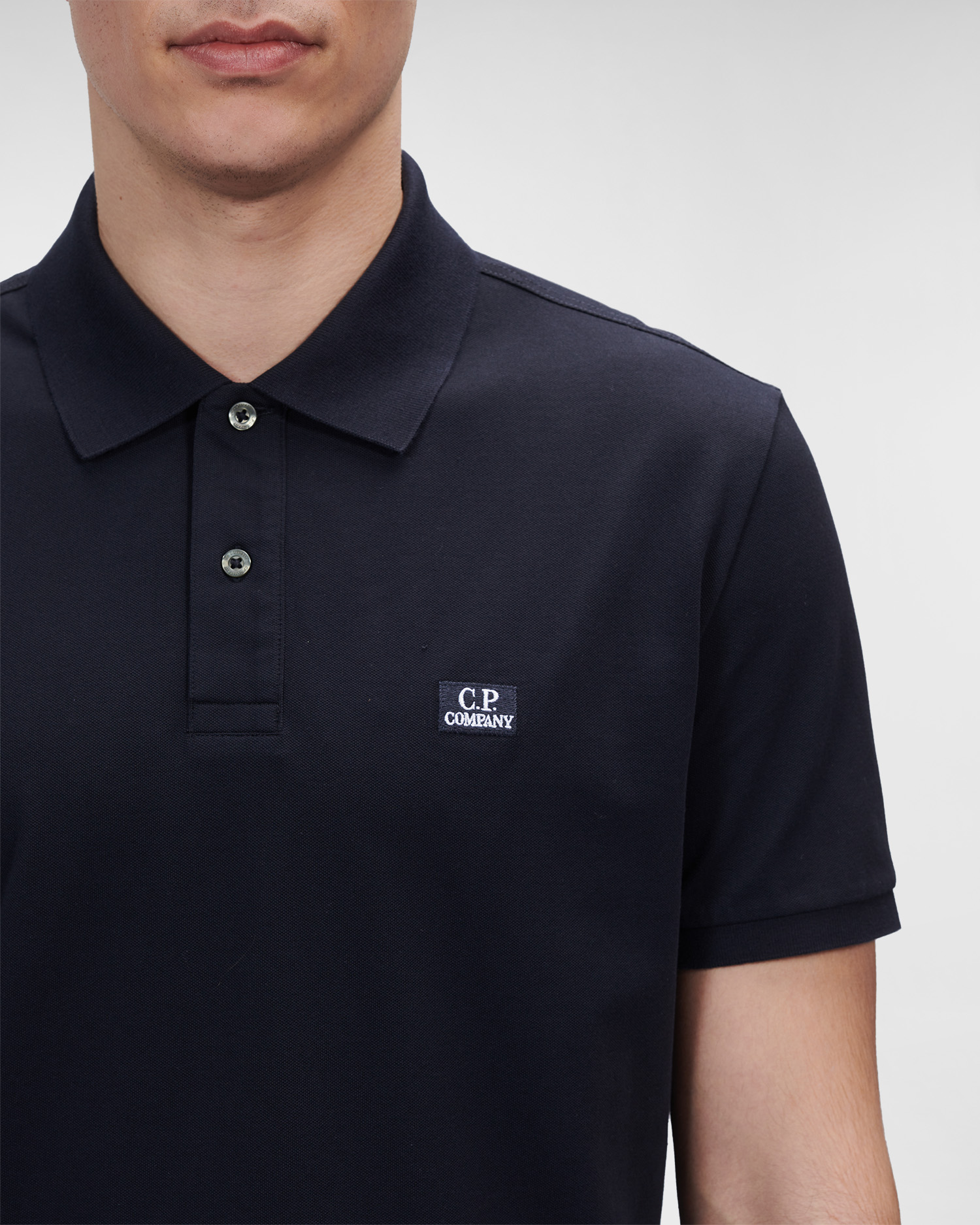 Stretch Piquet Polo Shirt | C.P. Company Online Store