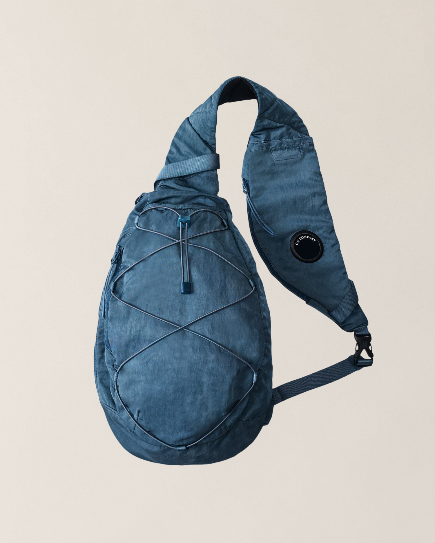 CP COMPANY ショルダーバッグ　ネイビー Blue Nylon B Lens Crossbody Rucksack | CPC JP Online Store