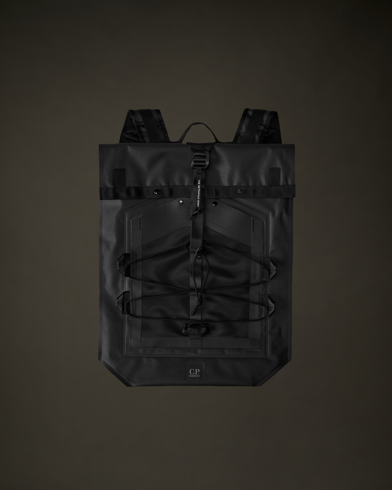 cp company metropolis リュック C.P. Company Black Metropolis Backpack C.P. Company