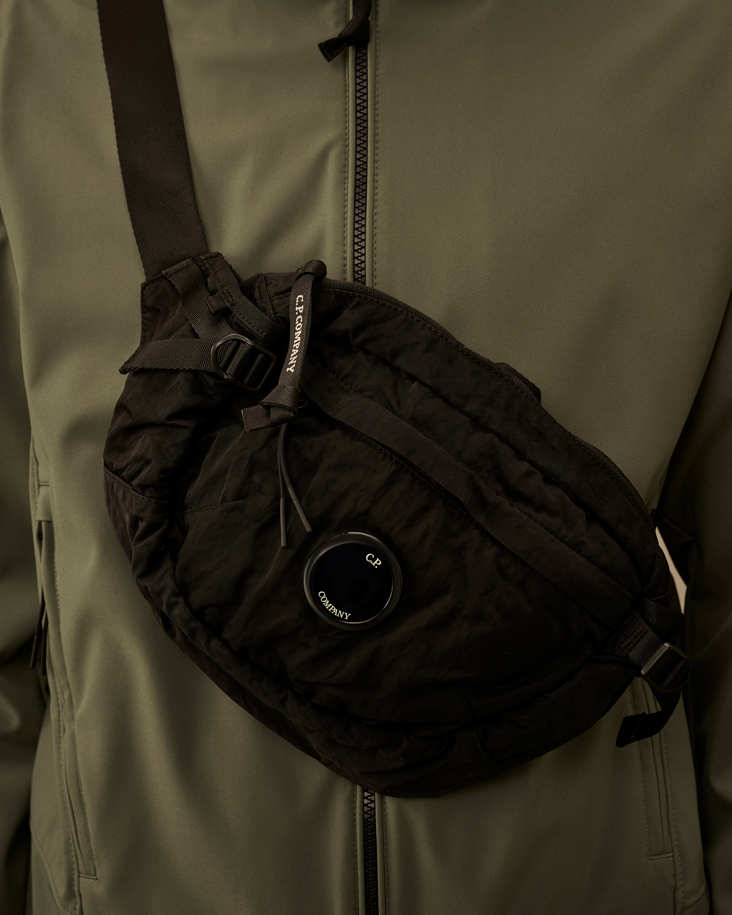 Black Nylon B Lens Waist Bag | CPC USCA Online Store