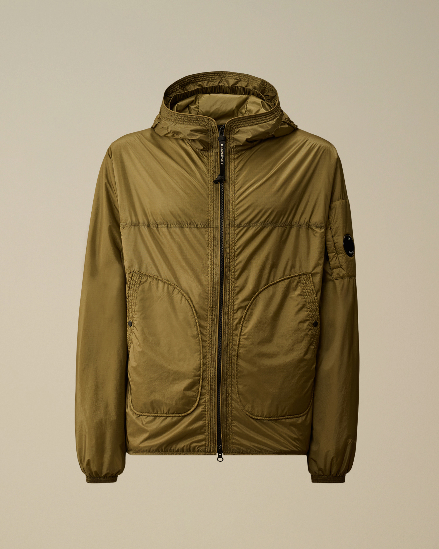 Green Nada Shield Packable Primaloft® Evolve Hooded Lens Jacket