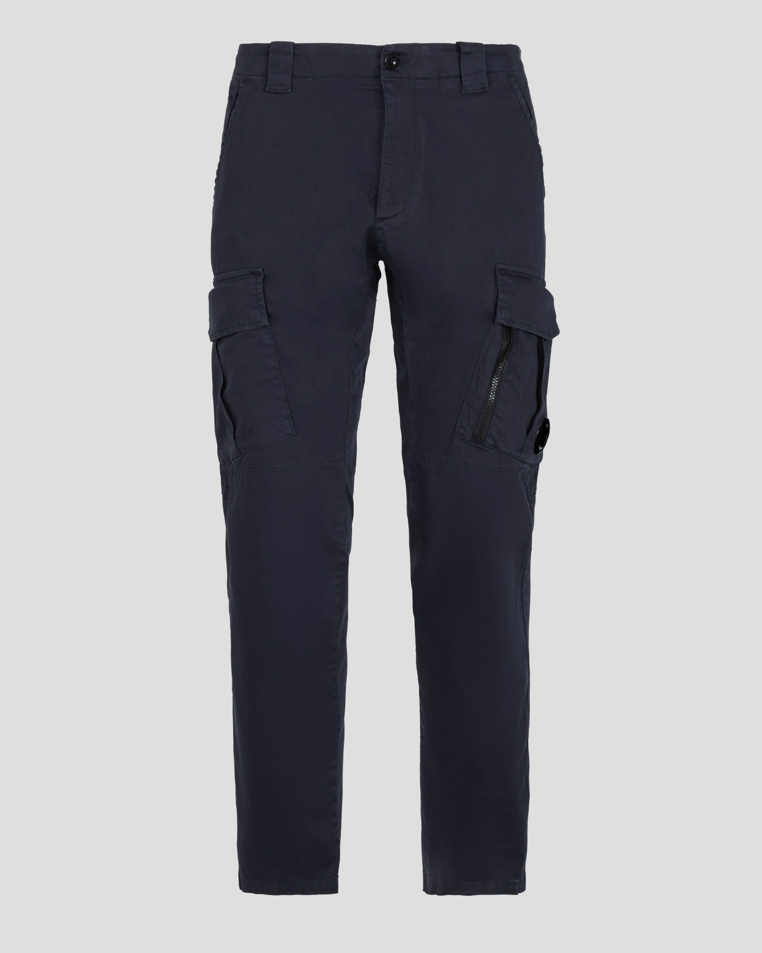 Stretch Sateen Regular Fit Cargo Pants 