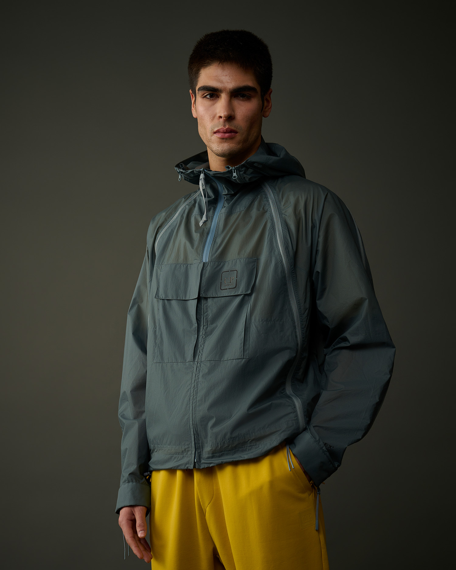 Metropolis Series Pertex Hooded Bloom Jacket C.P. Company Online Store