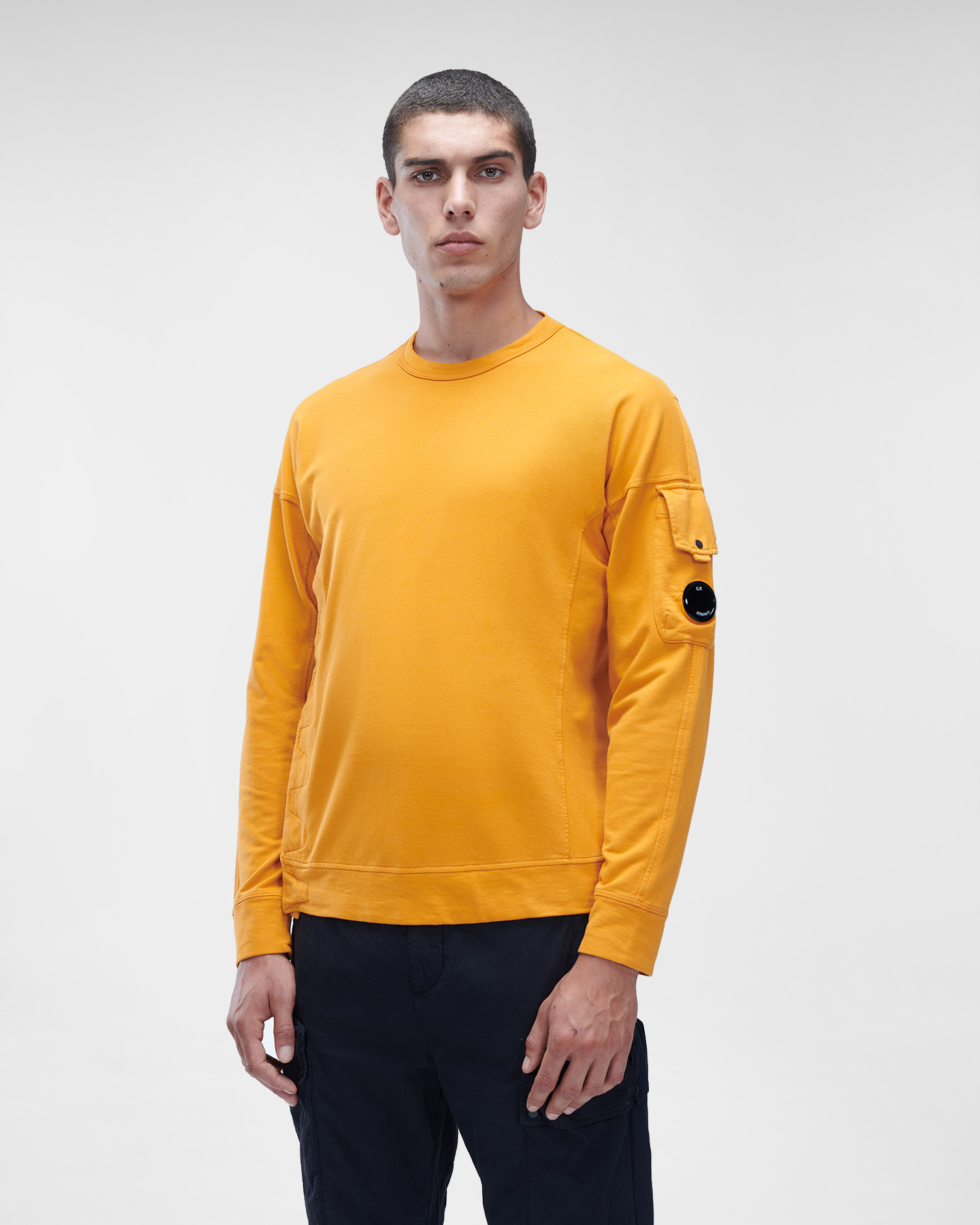 orange cp company sweatshirt