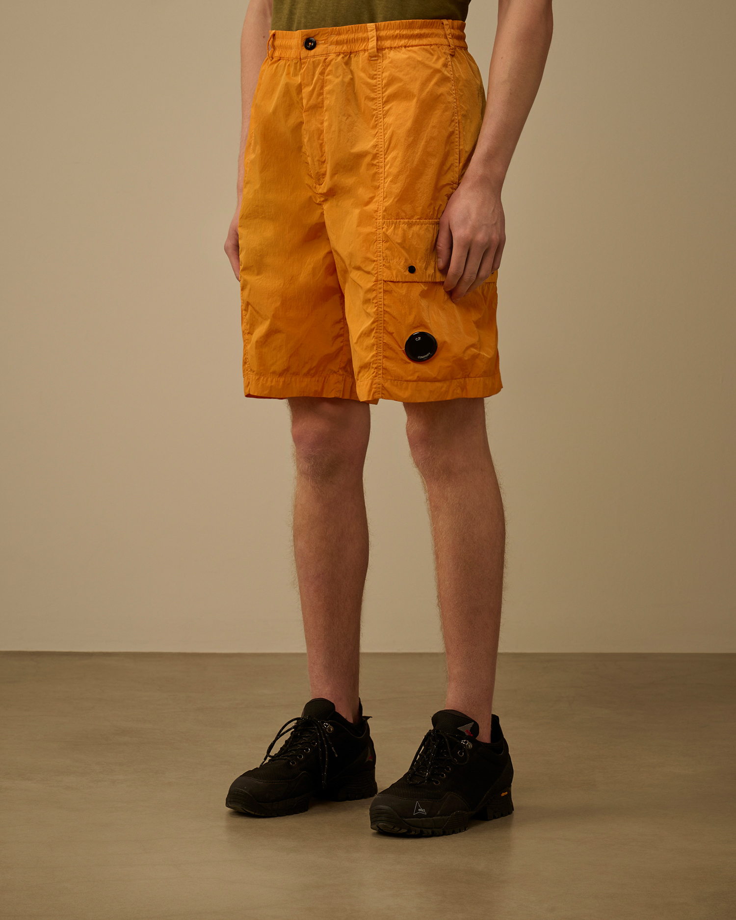 Orange Chrome-R Lens Boxy Cargo Shorts | CPC JP Online Store