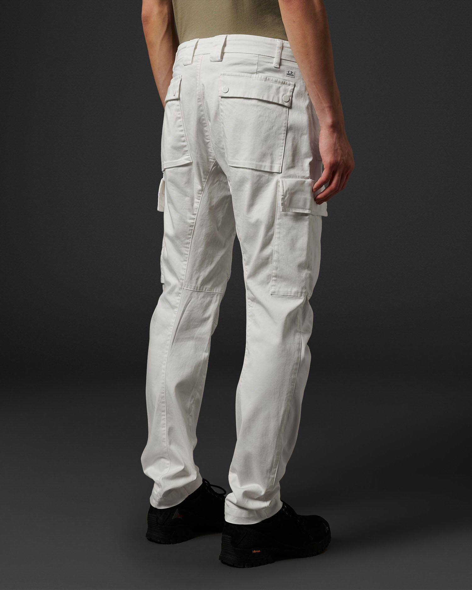 Stretch Sateen Cargo Pants 