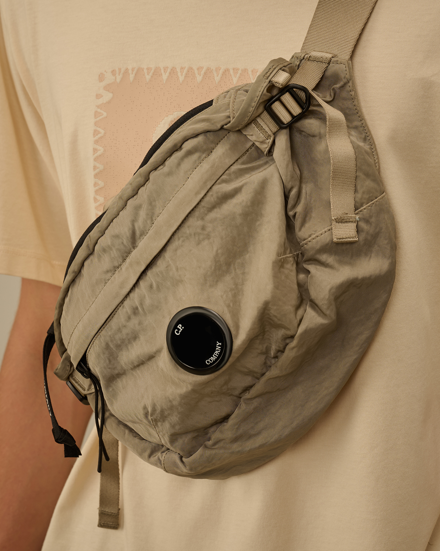Grey Nylon B Lens Crossbody Pack | CPC UK Online Store