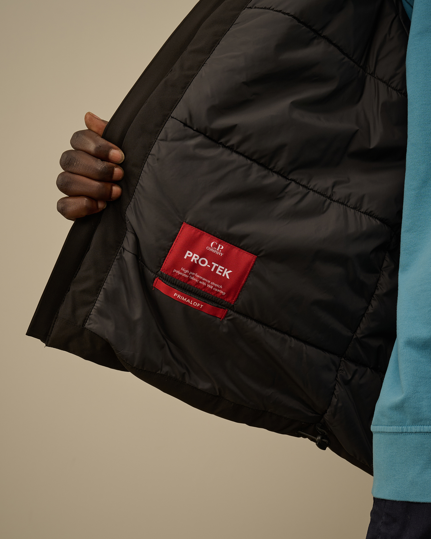 Black Pro-Tek Hooded Padded Jacket | CPC JP Online Store