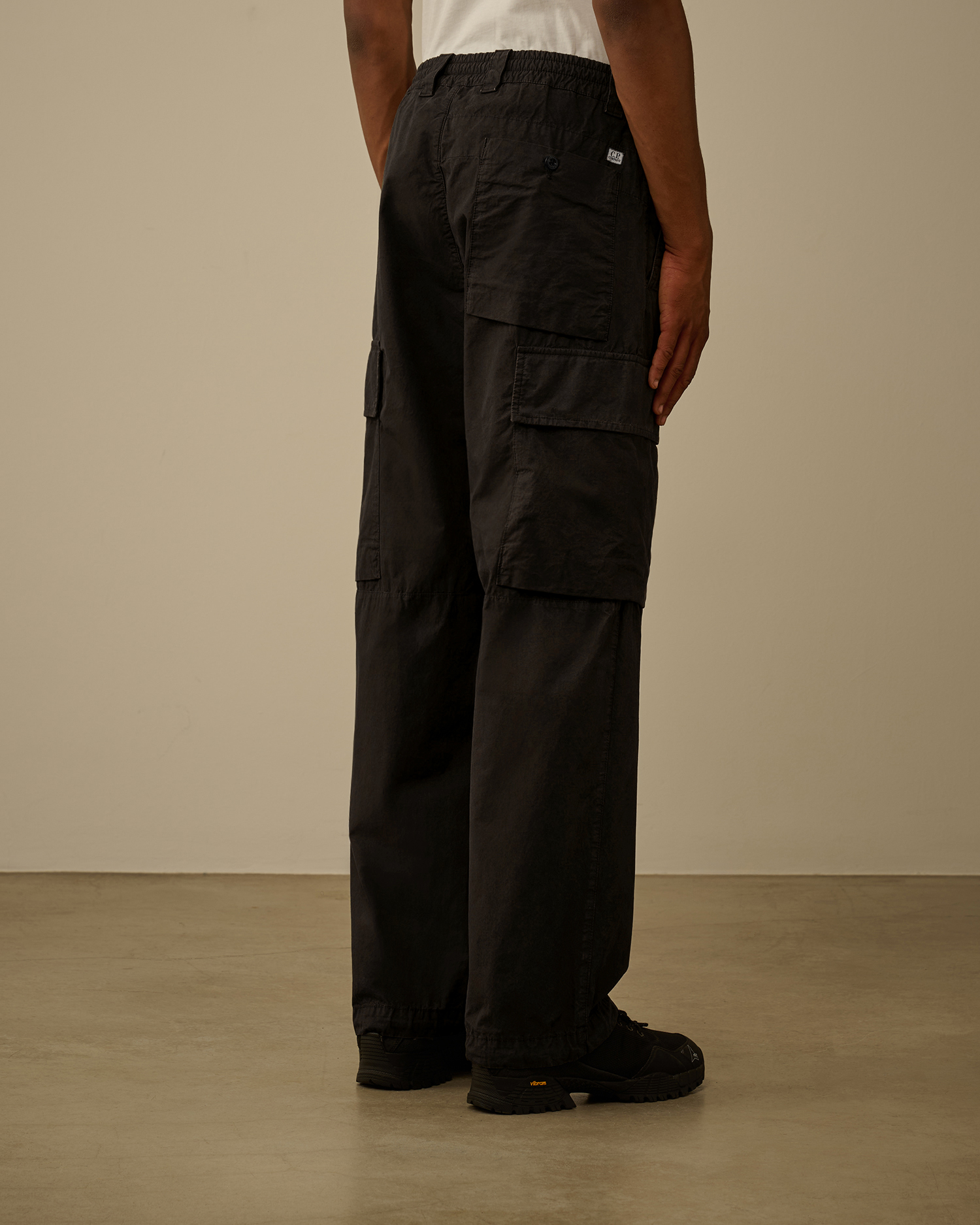 Black Microreps Boxy Cargo Pants | CPC JP Online Store