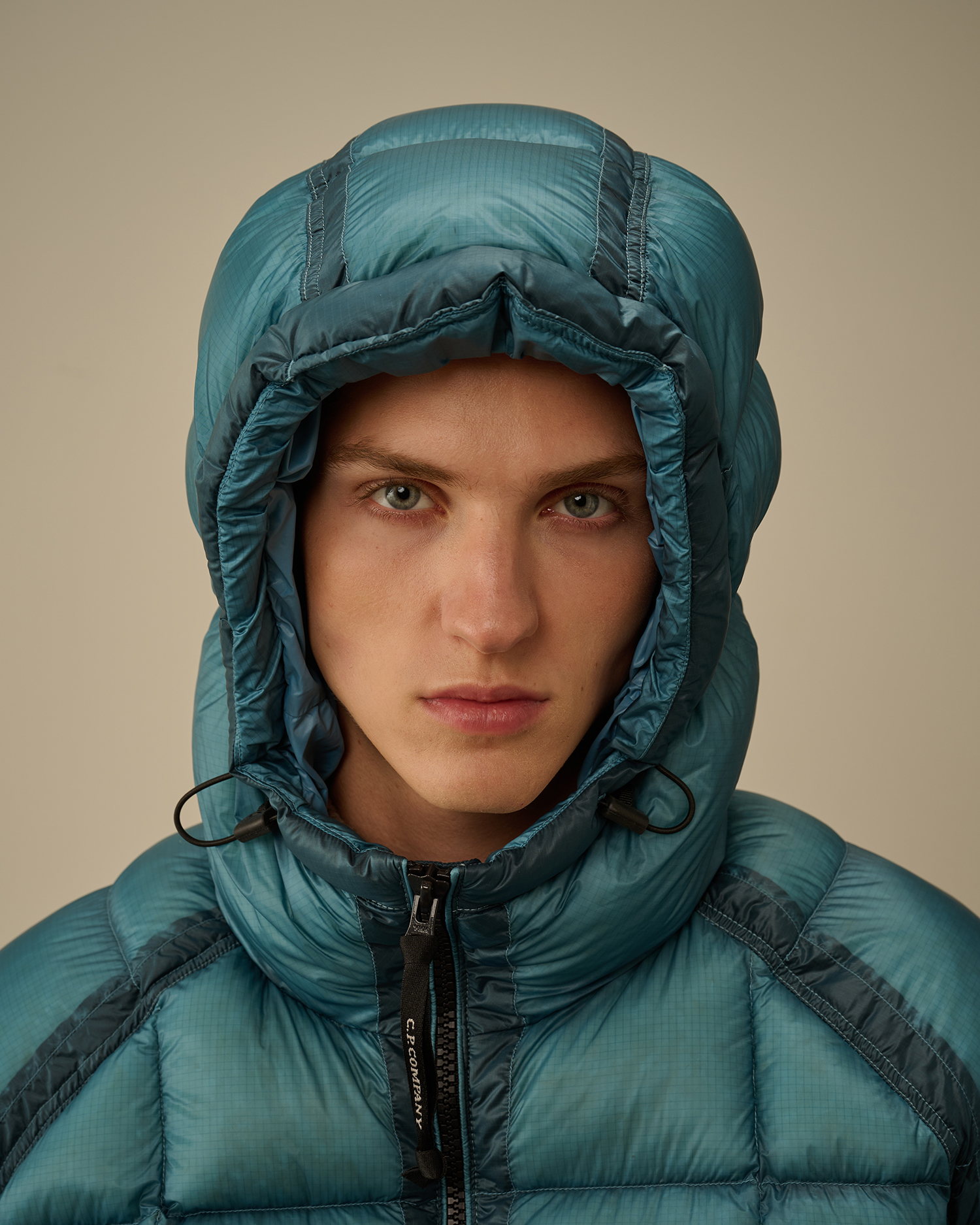 Light-blue D.D. Shell Hooded Down Jacket | CPC JP Online Store