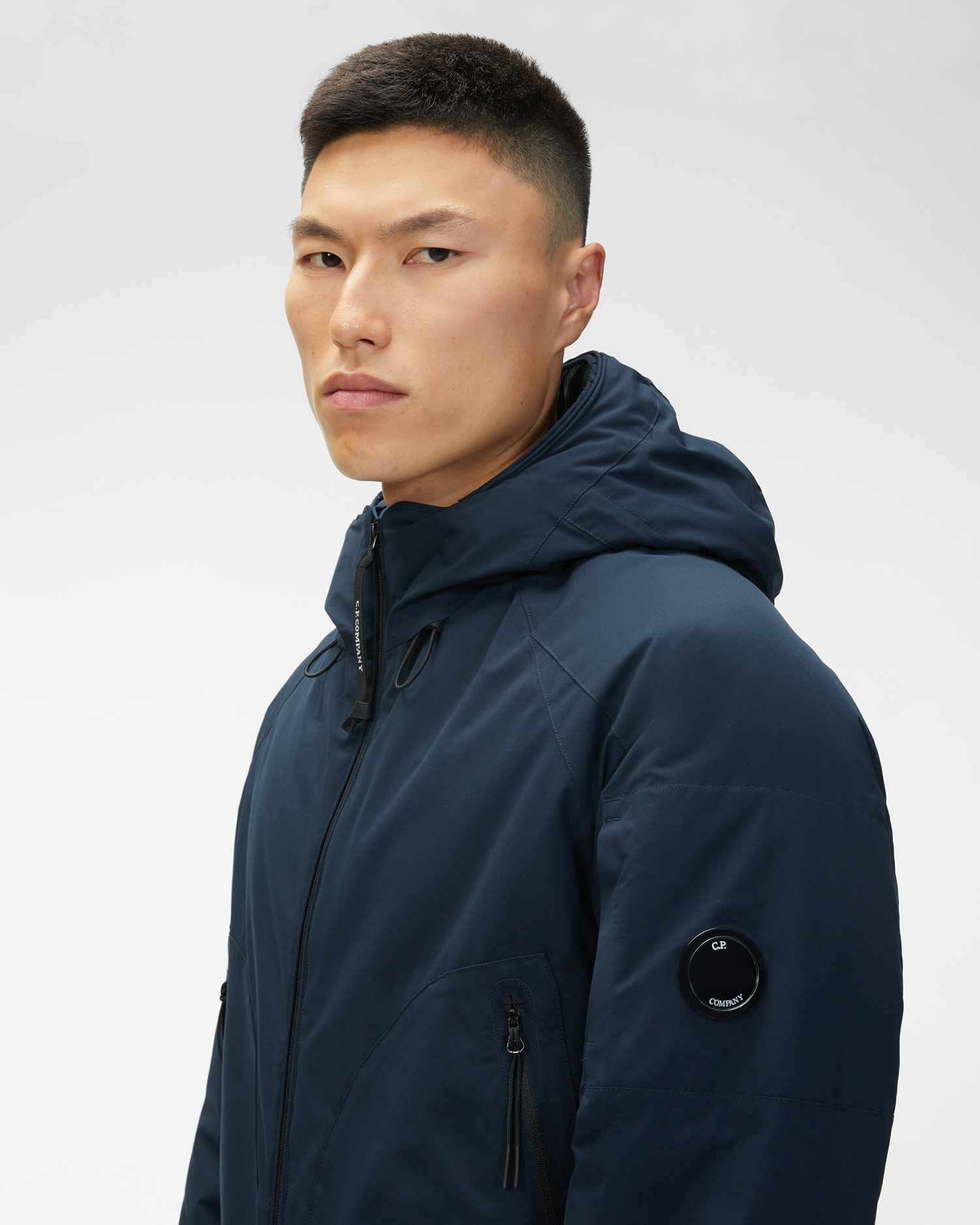 cp company pro tek jacket blue