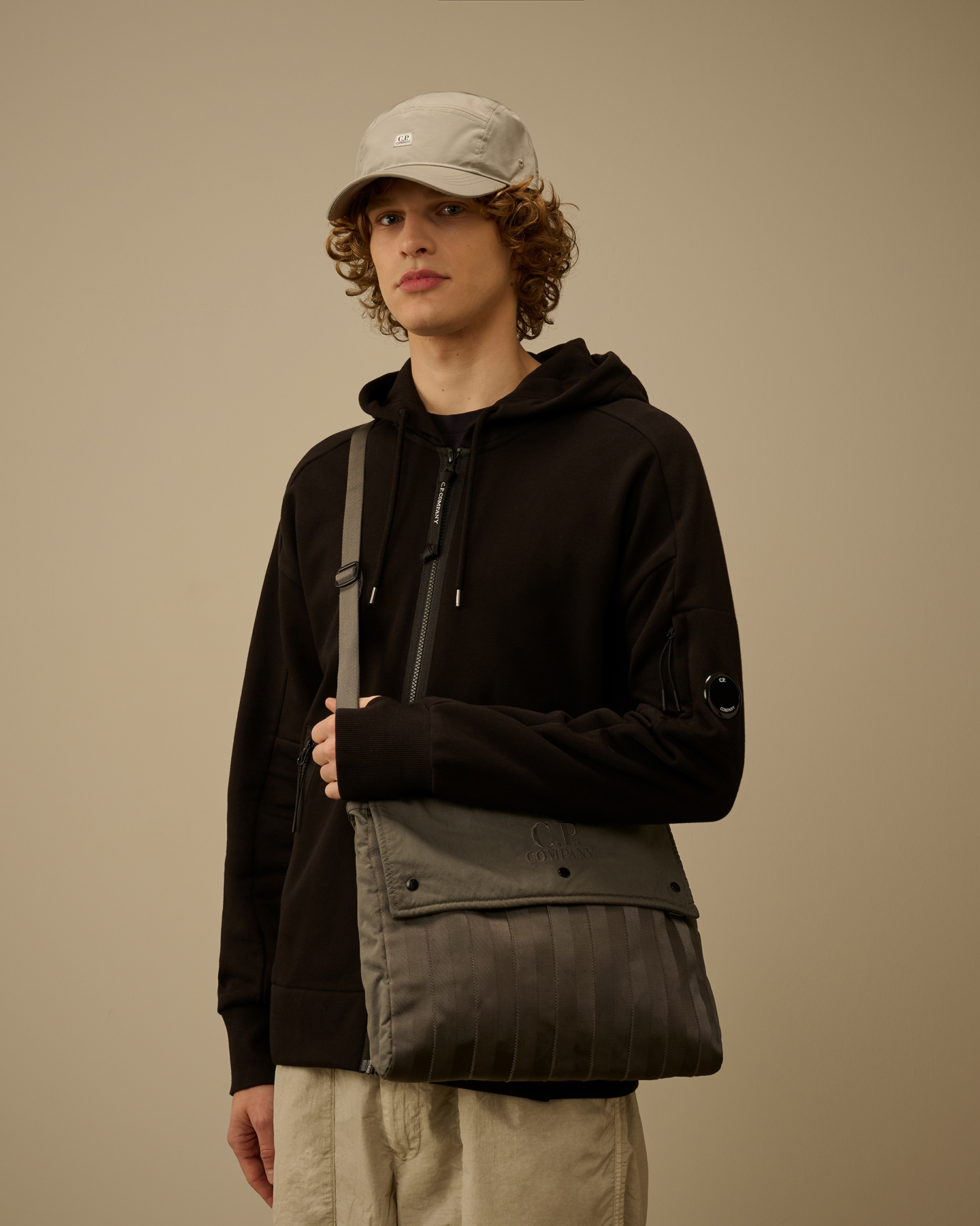 Grey Herringbone Shoulder Bag | CPC USCA Online Store