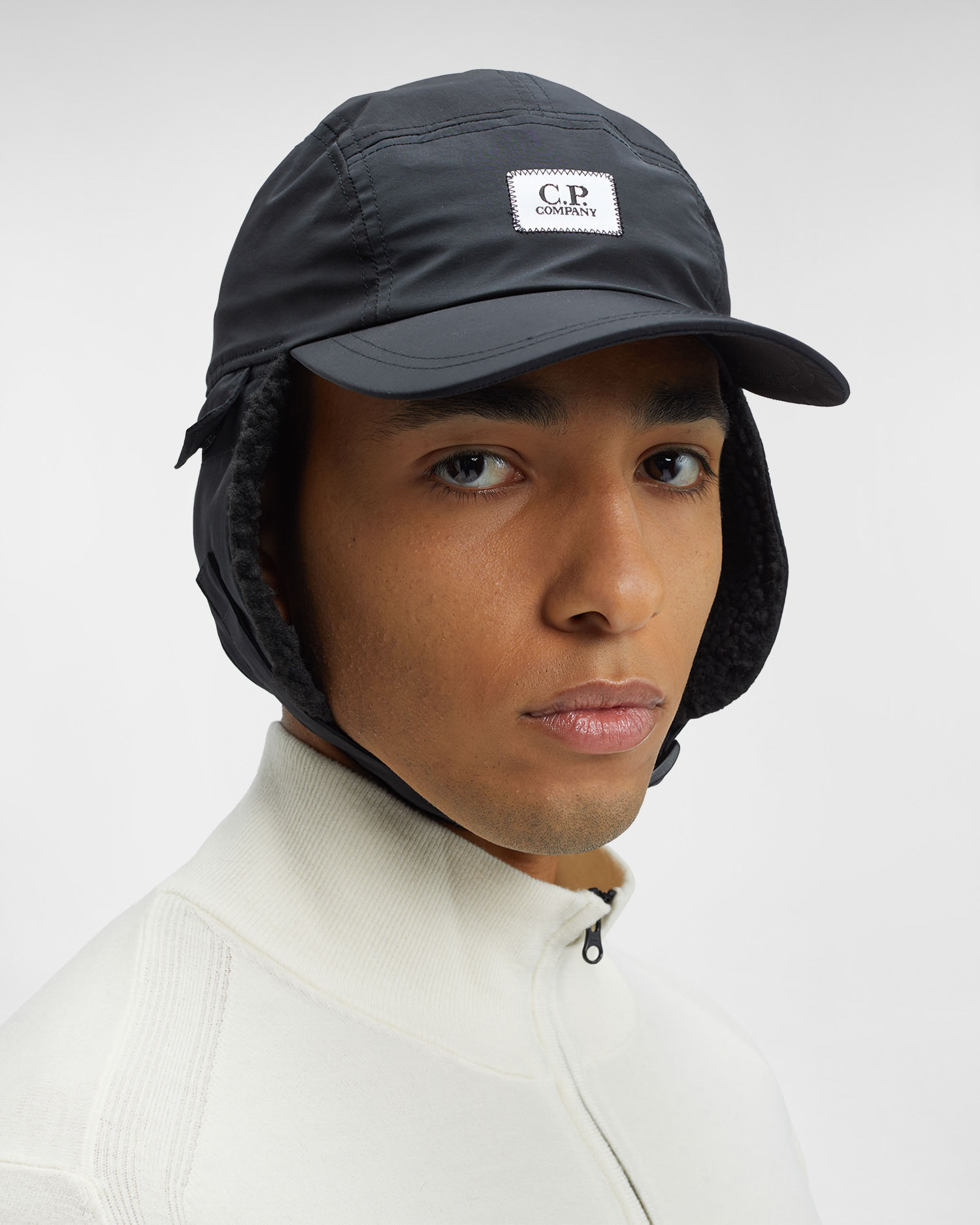 Chrome-R Earflap Cap | C.P. Company Online Store