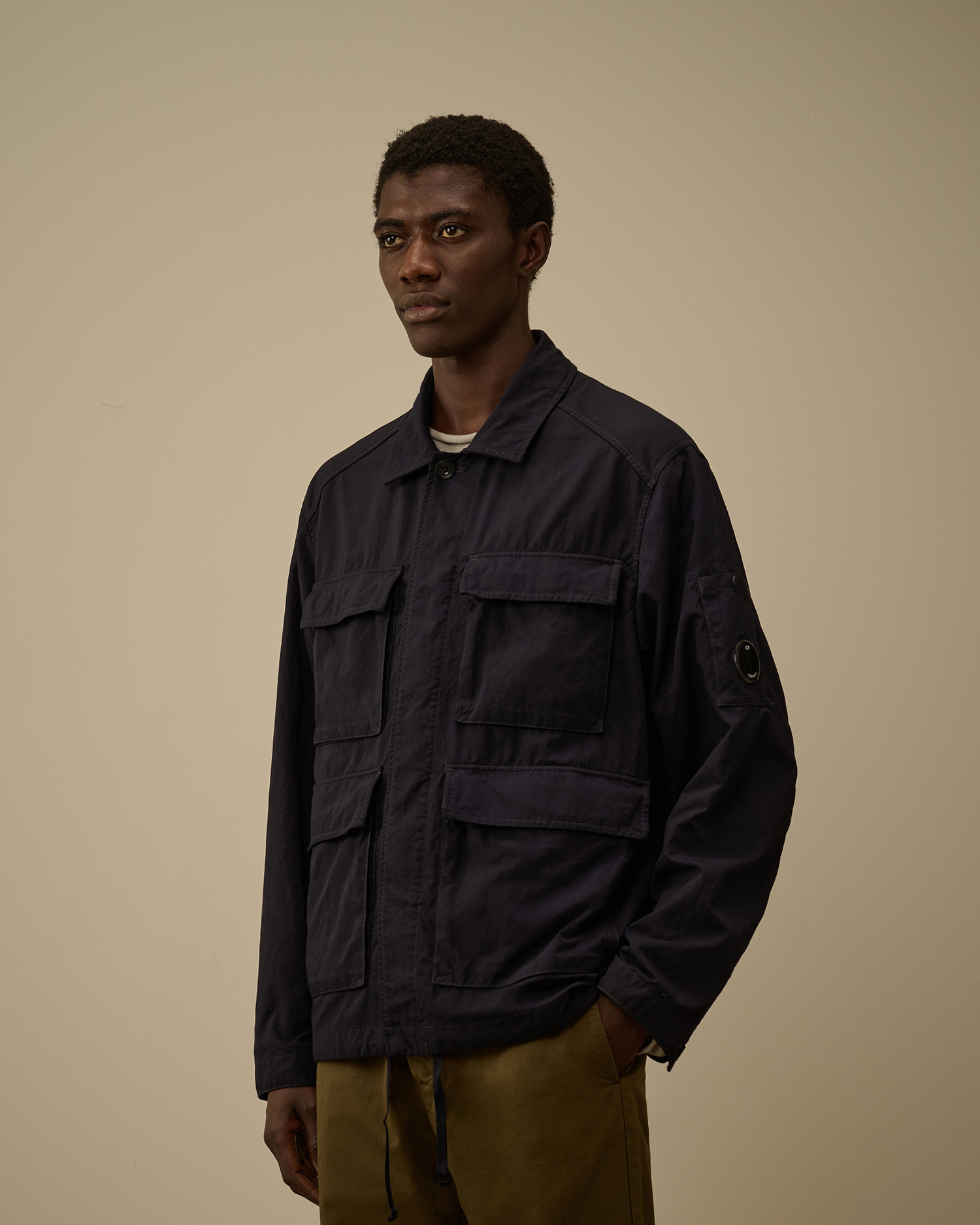 Blue Twill Field Jacket | CPC USCA Online Store