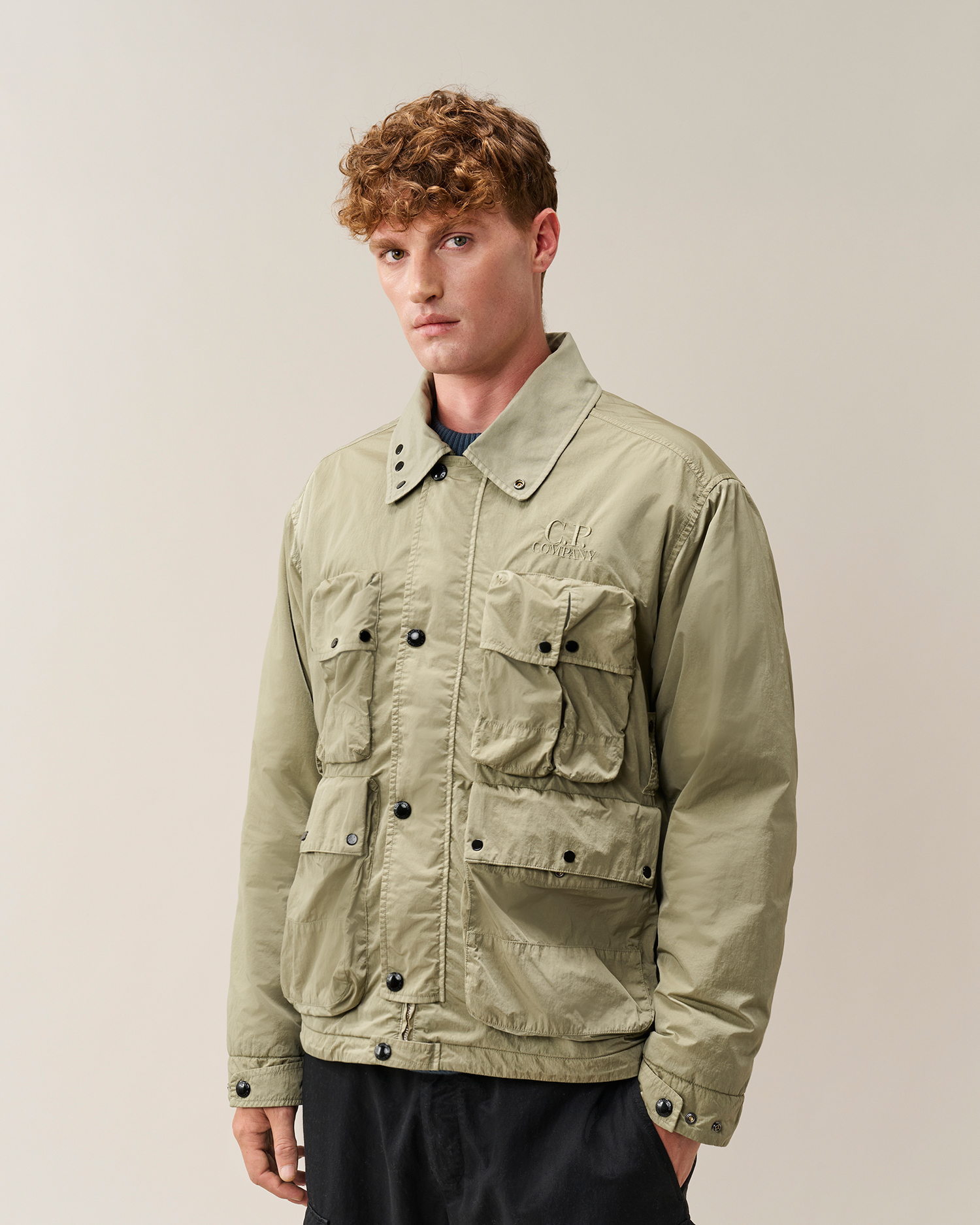 Beige Heavy Chrome-R Goggle Jacket | CPC USCA Online Store