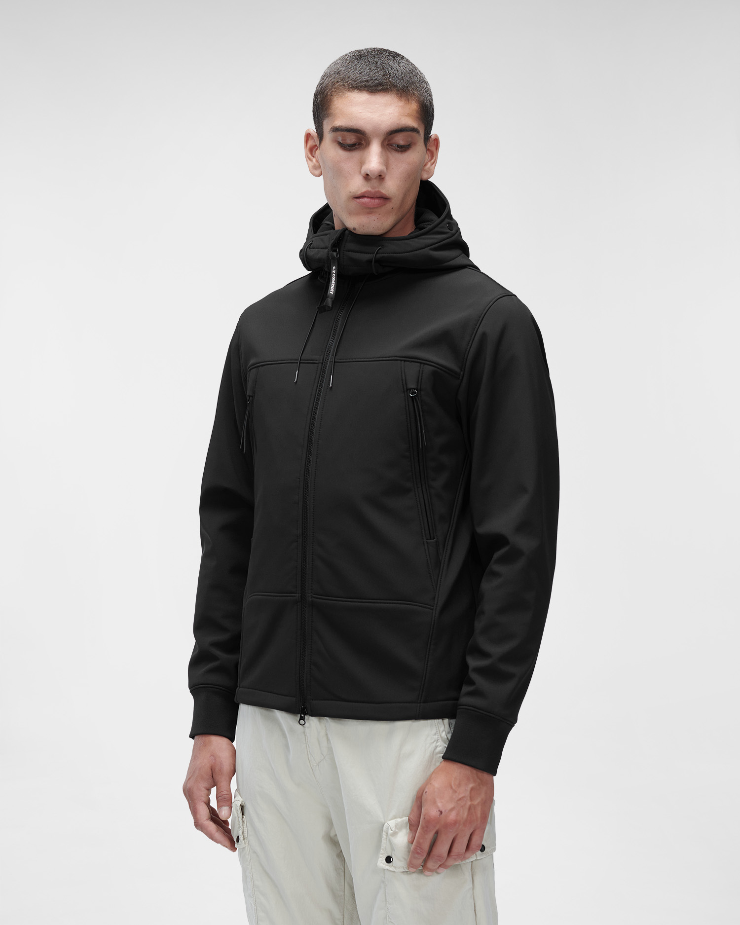 cp company goggle softshell jacket