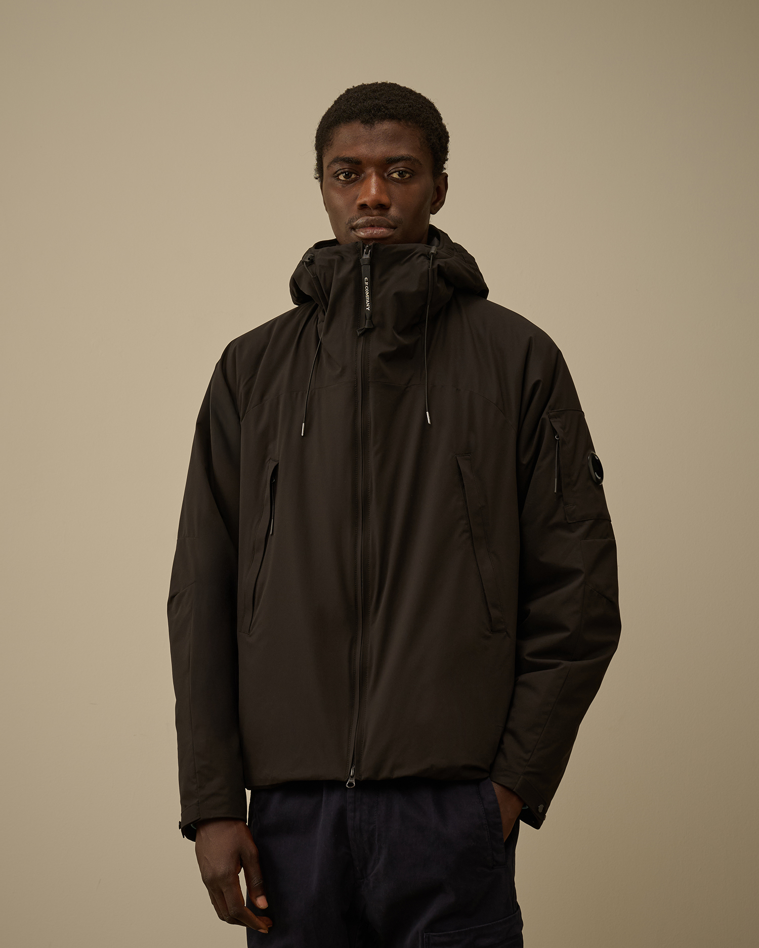 Black Pro-Tek Hooded Padded Jacket | CPC JP Online Store