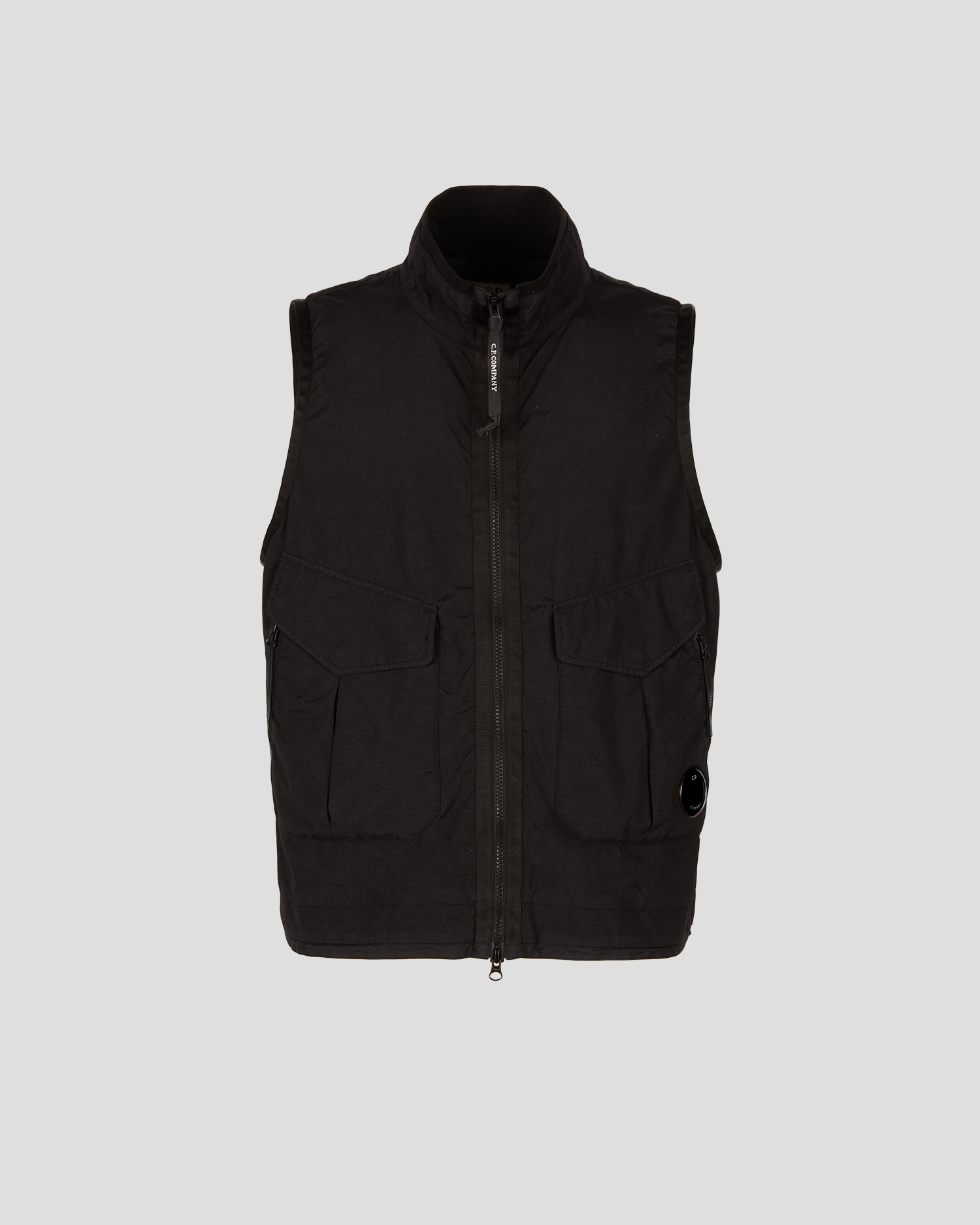 black utility vest