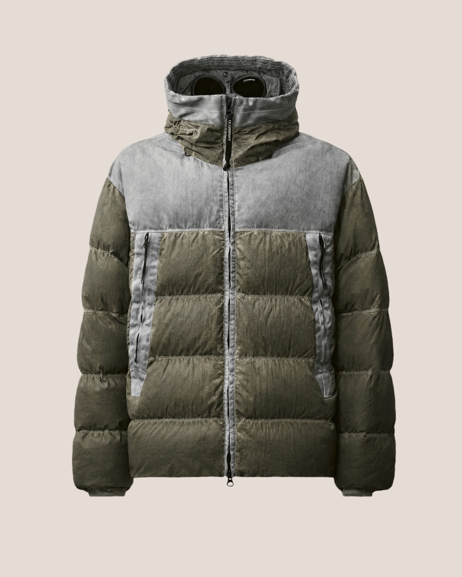 Black Eco-Chrome R Mixed Goggle Down Jacket | CPC JP Online Store
