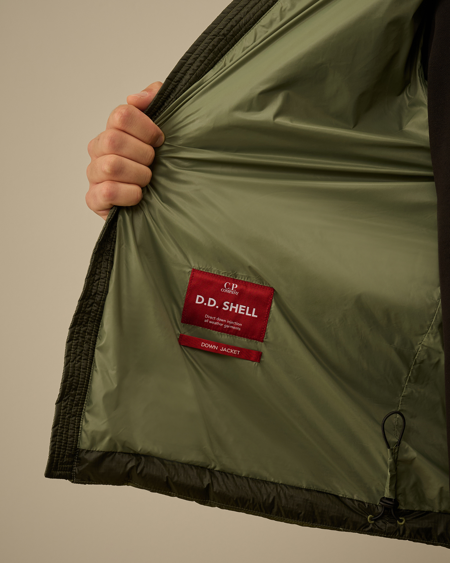 Green D.D. Shell Goggle Down Jacket | CPC JP Online Store