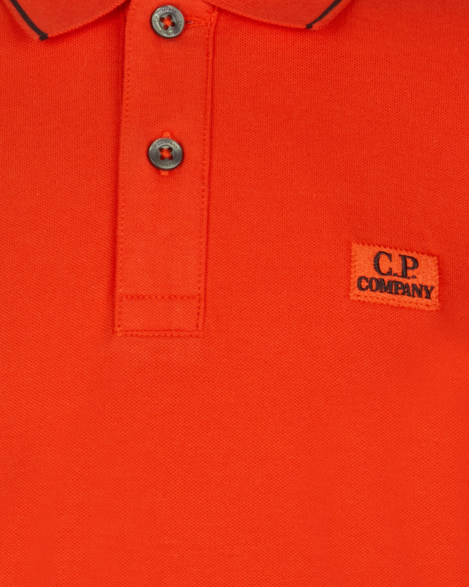 U16 Stretch Pique Striped Logo Polo | C 